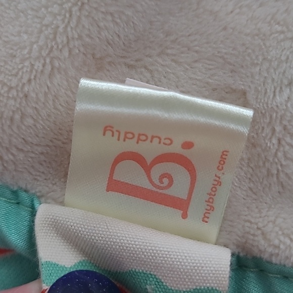 B Baby Snugglies Fluffy Bunz Bunny Rabbit Lovey Lovie Security Blanket - Picture 7 of 9